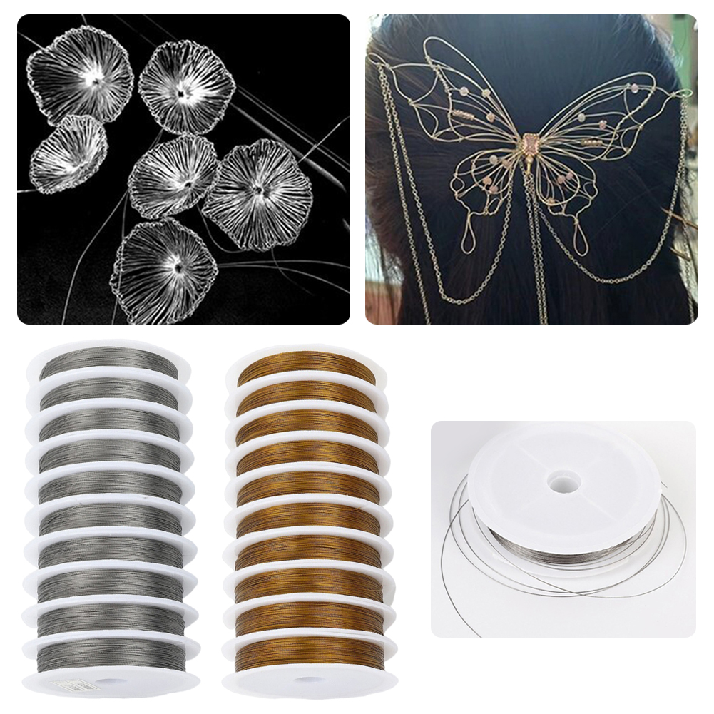 Jewelry Making Using Beads - Beading Wire For Jewelry Making,Metallic Stainless