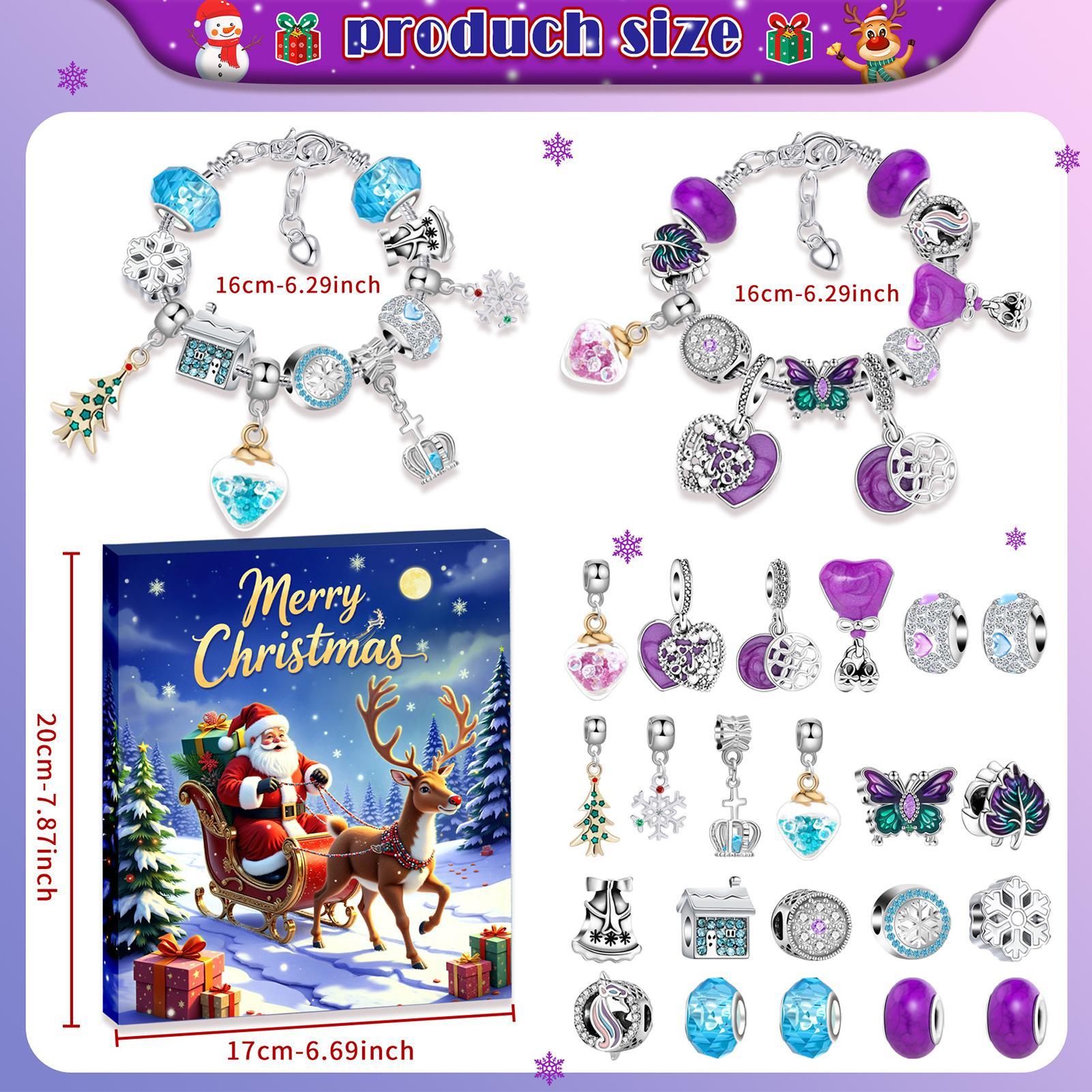 24 Days Christmas Countdown Ad – Jewelry Making Advent Calendar Bewertung und Preis