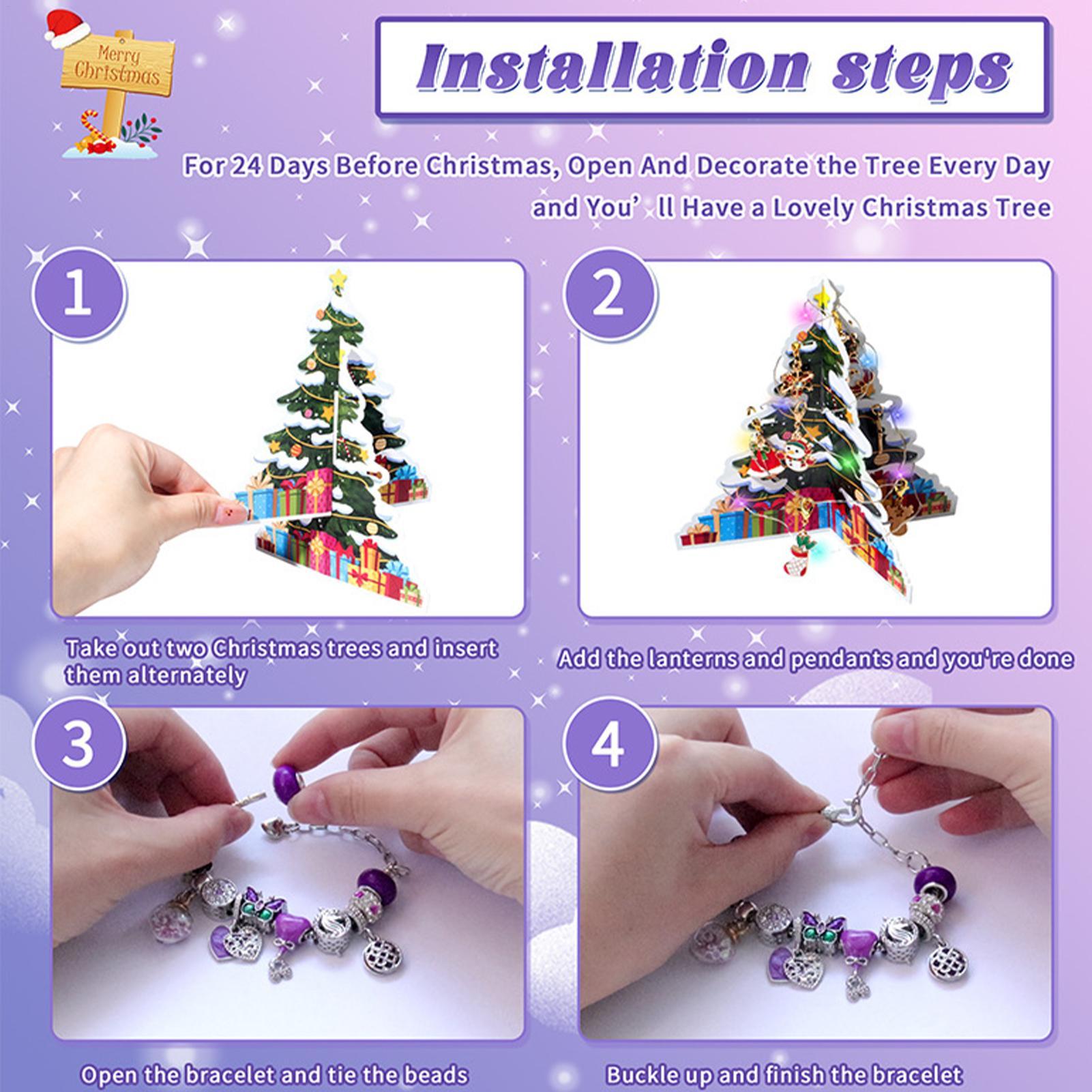 24 Days Christmas Countdown Ad – Jewelry Making Advent Calendar Bewertung und Preis