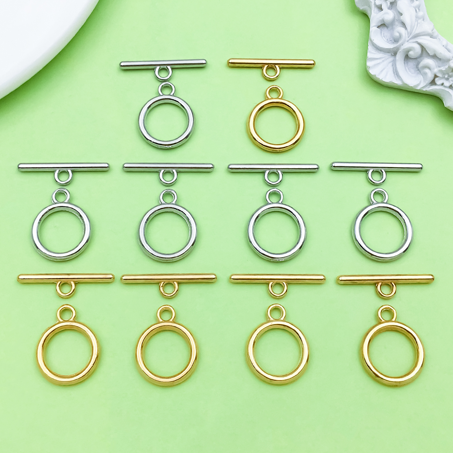 20pcs Alloy Buckles, OT end Bu – Jewelry Making Earrings Bewertung und Preis