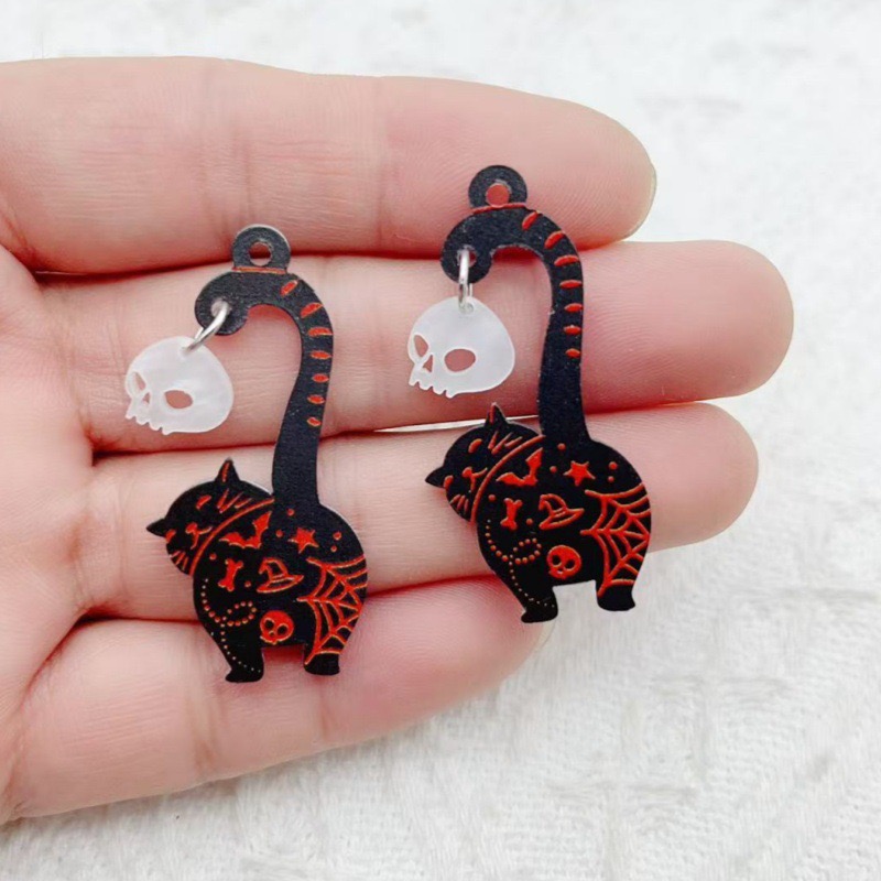 10pcs Halloween Acrylic Ghost  – Jewelry Making Earrings Bewertung und Preis