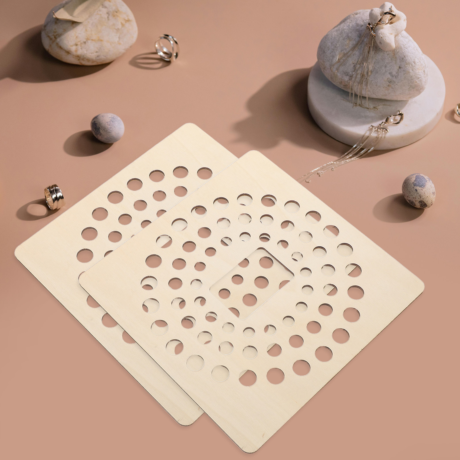 4Pcs Wooden Bead Tray Jewelry  – Jewelry Making Board Bewertung und Preis