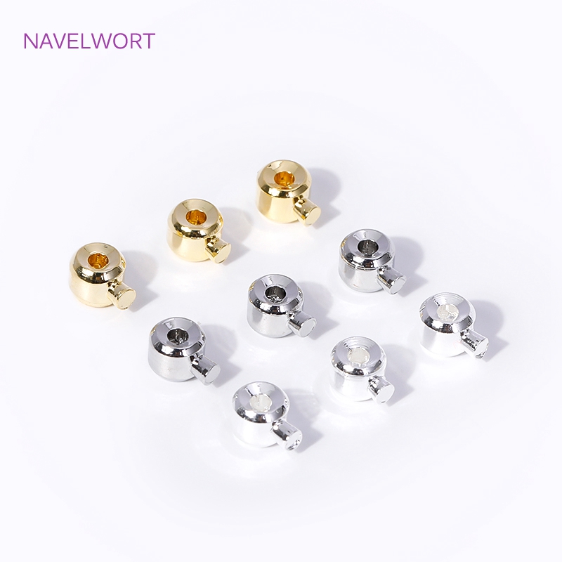 Wholesale 18K Gold Plated Bras – Eyepin Ball End Bewertung und Preis