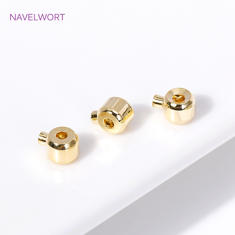 Wholesale 18K Gold Plated Bras – Eyepin Ball End Bewertung und Preis