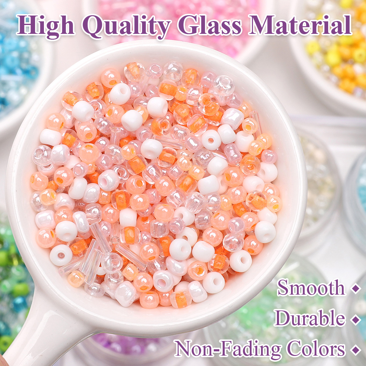 24 Grid Mixed Size Glass Seed  – Jewelry Making Online Bewertung und Preis