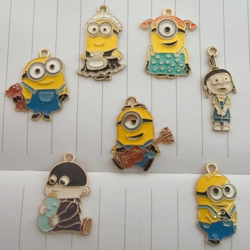 10pcs alloy drip oil cartoon p – Jewelry Making Earrings Bewertung und Preis
