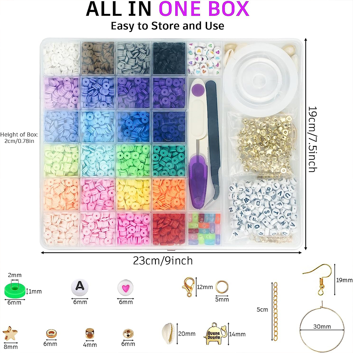 6000 Pcs 24 Colors Flat Round  – Jewelry Making Online Bewertung und Preis