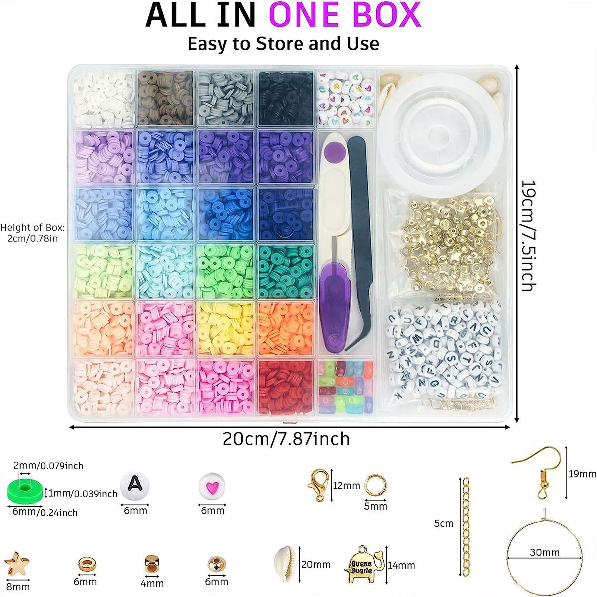 6000 Pcs 24 Colors Flat Round  – Jewelry Making Online Bewertung und Preis