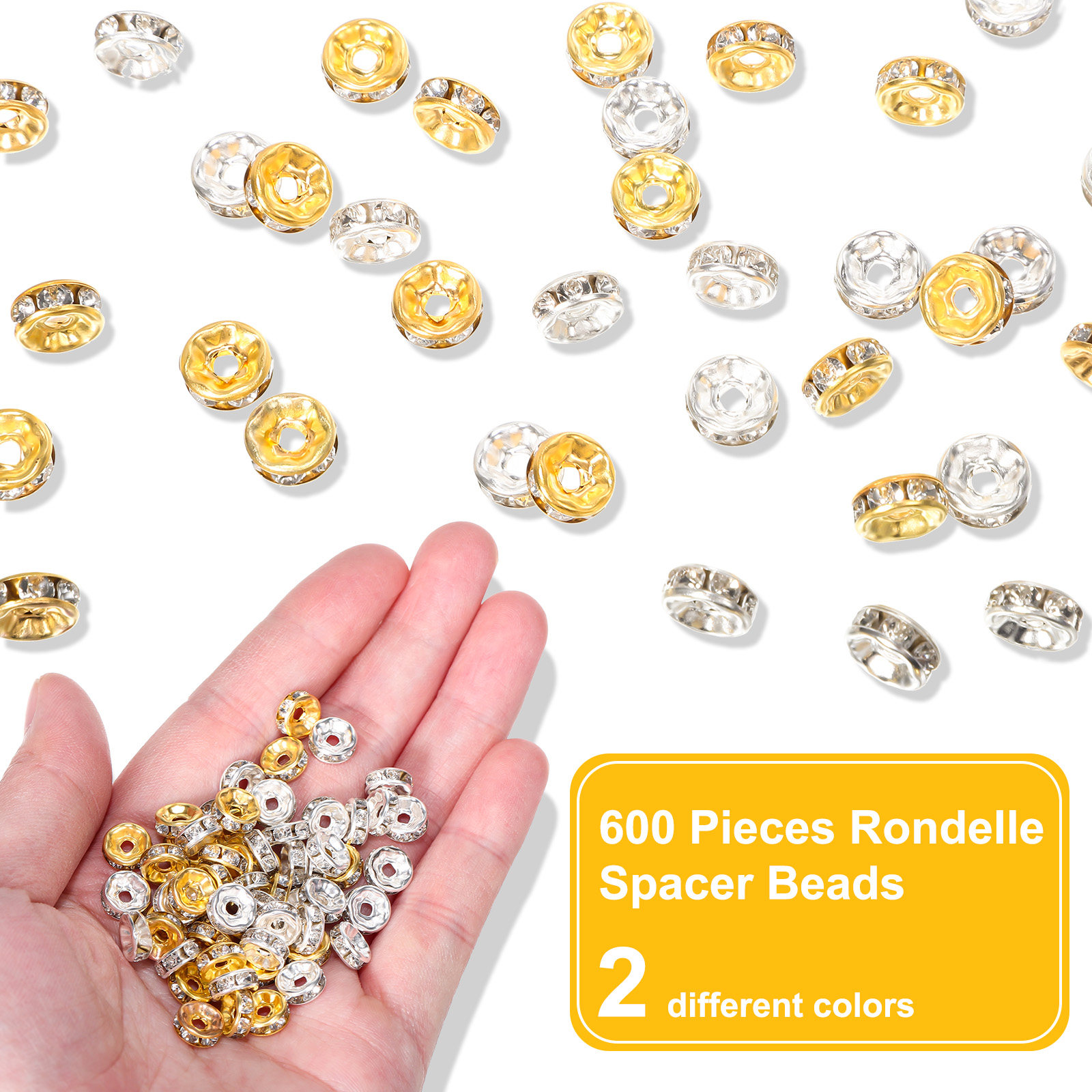 600Pcs Bead Spacers for Jewelr – Jewelry Making Using Beads Bewertung und Preis