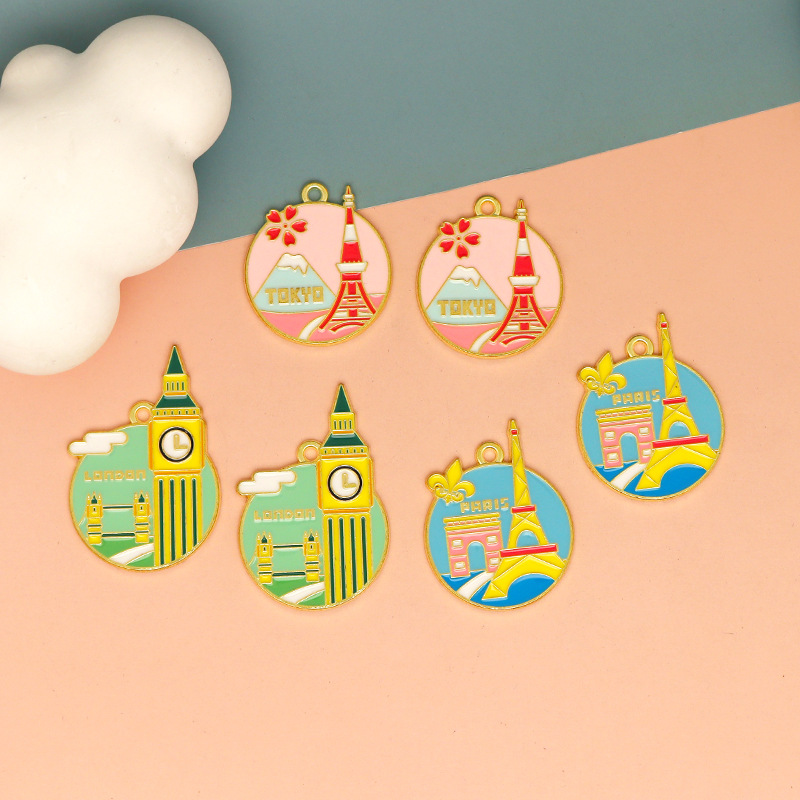 10pcs Colorful Enamel Travel C – Jewelry Making Tokyo Bewertung und Preis