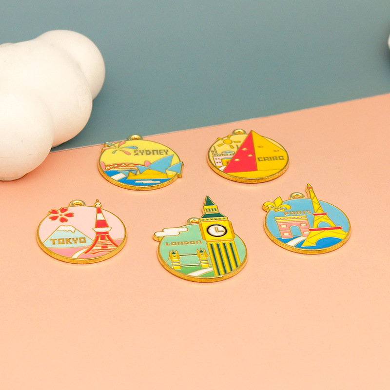 10pcs Colorful Enamel Travel C – Jewelry Making Tokyo Bewertung und Preis