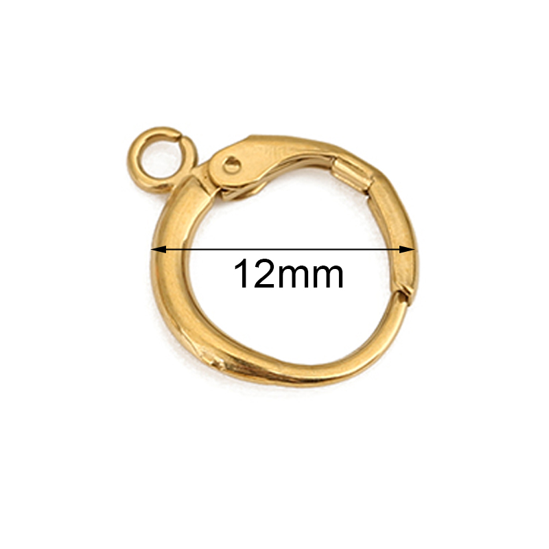 10pcs PVD Never Fade Stainless – Jewelry Making Earrings Bewertung und Preis