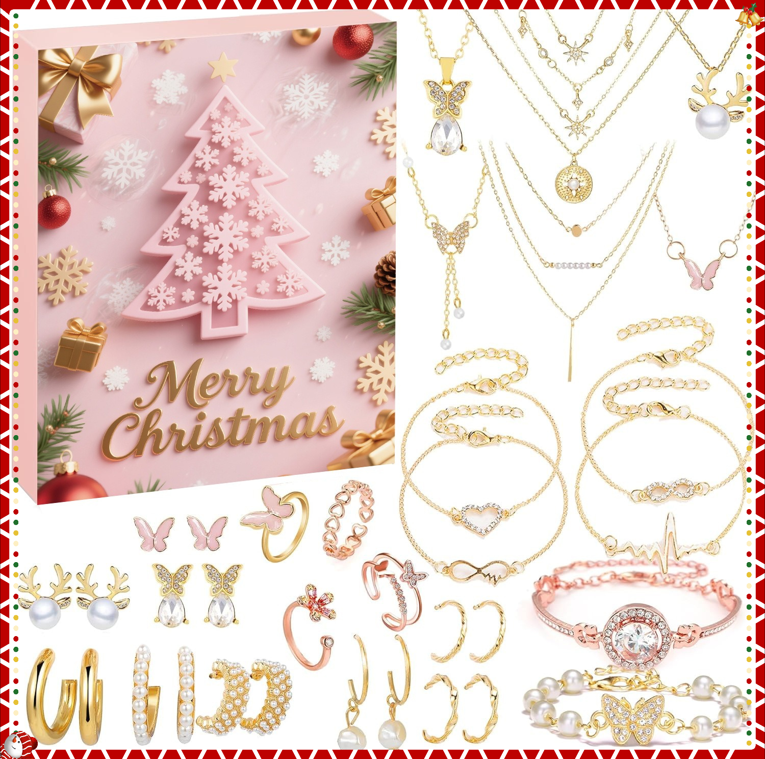 Christmas Advent Calendar 24 D – Jewelry Making Advent Calendar Bewertung und Preis