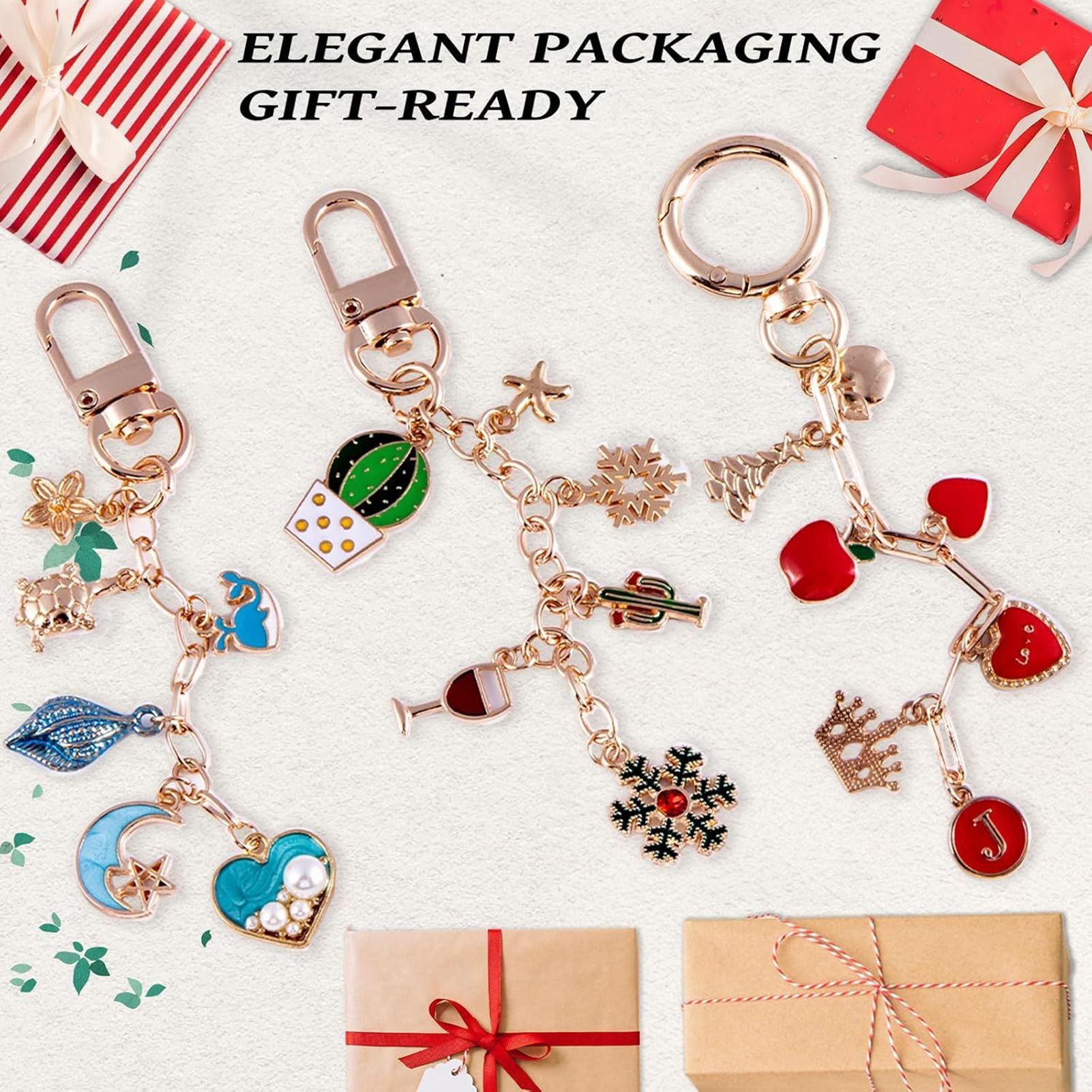 325 Pieces Bag Charm Keychain  – Jewelry Making Party For Adults Bewertung und Preis