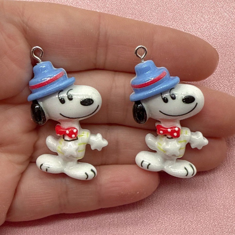 10pcs resin cute little dog pe – Jewelry Making Earrings Bewertung und Preis