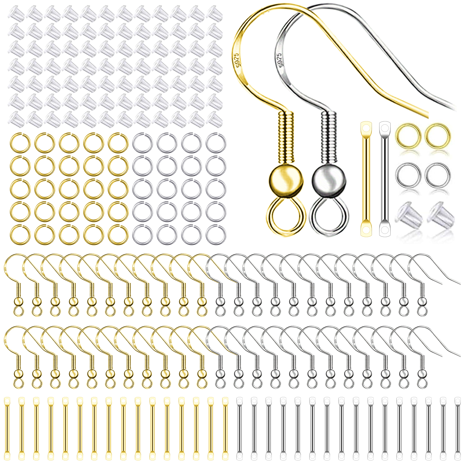 925 Silver/Gold Plated Earring – Jewelry Making Earrings Bewertung und Preis