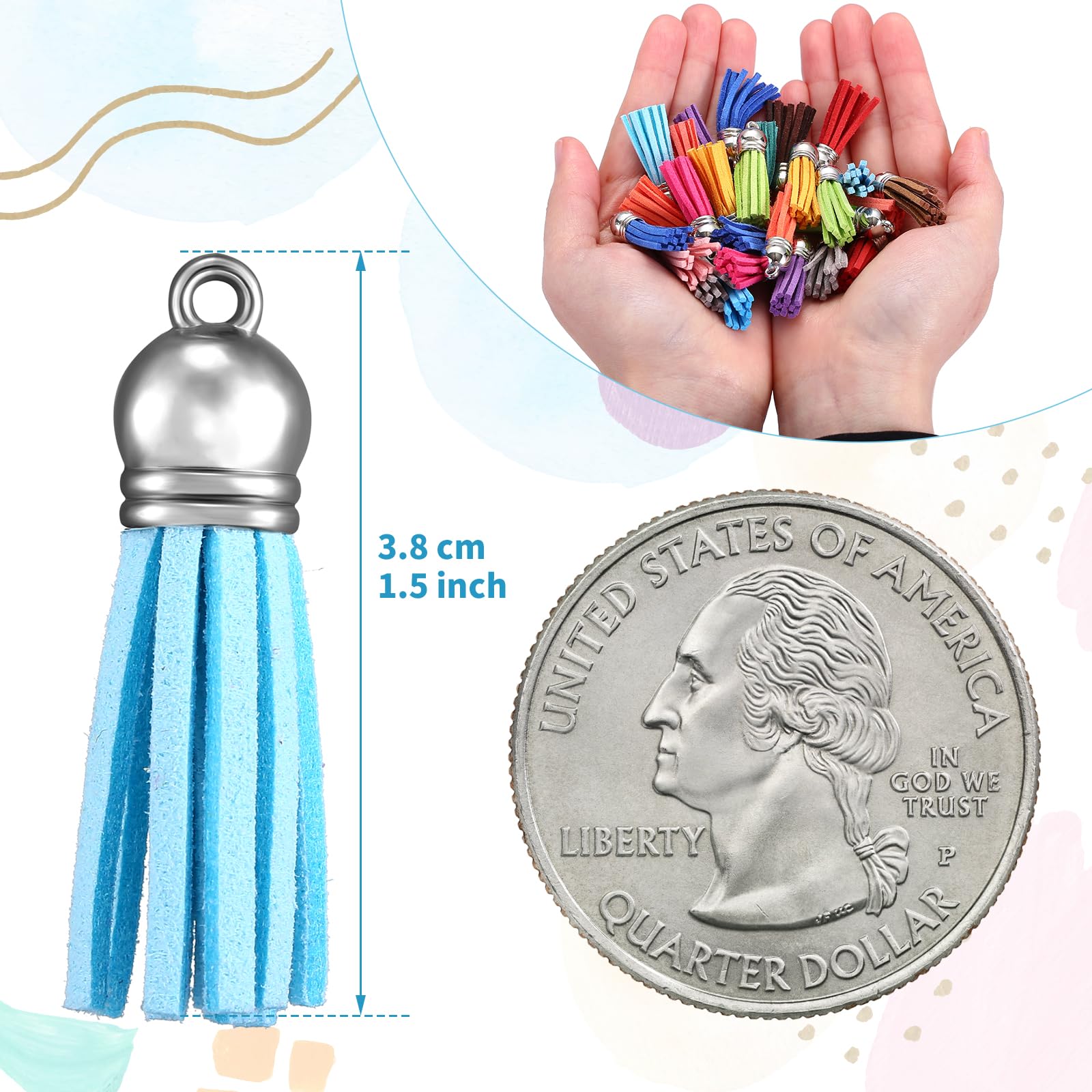 10/20/60 Pcs Mini Tassels Faux – Jewelry Making Online Bewertung und Preis