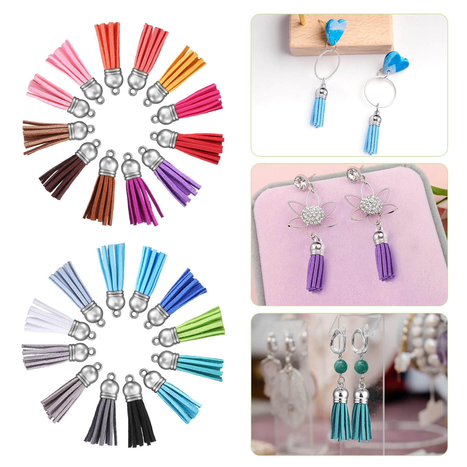 10/20/60 Pcs Mini Tassels Faux – Jewelry Making Online Bewertung und Preis