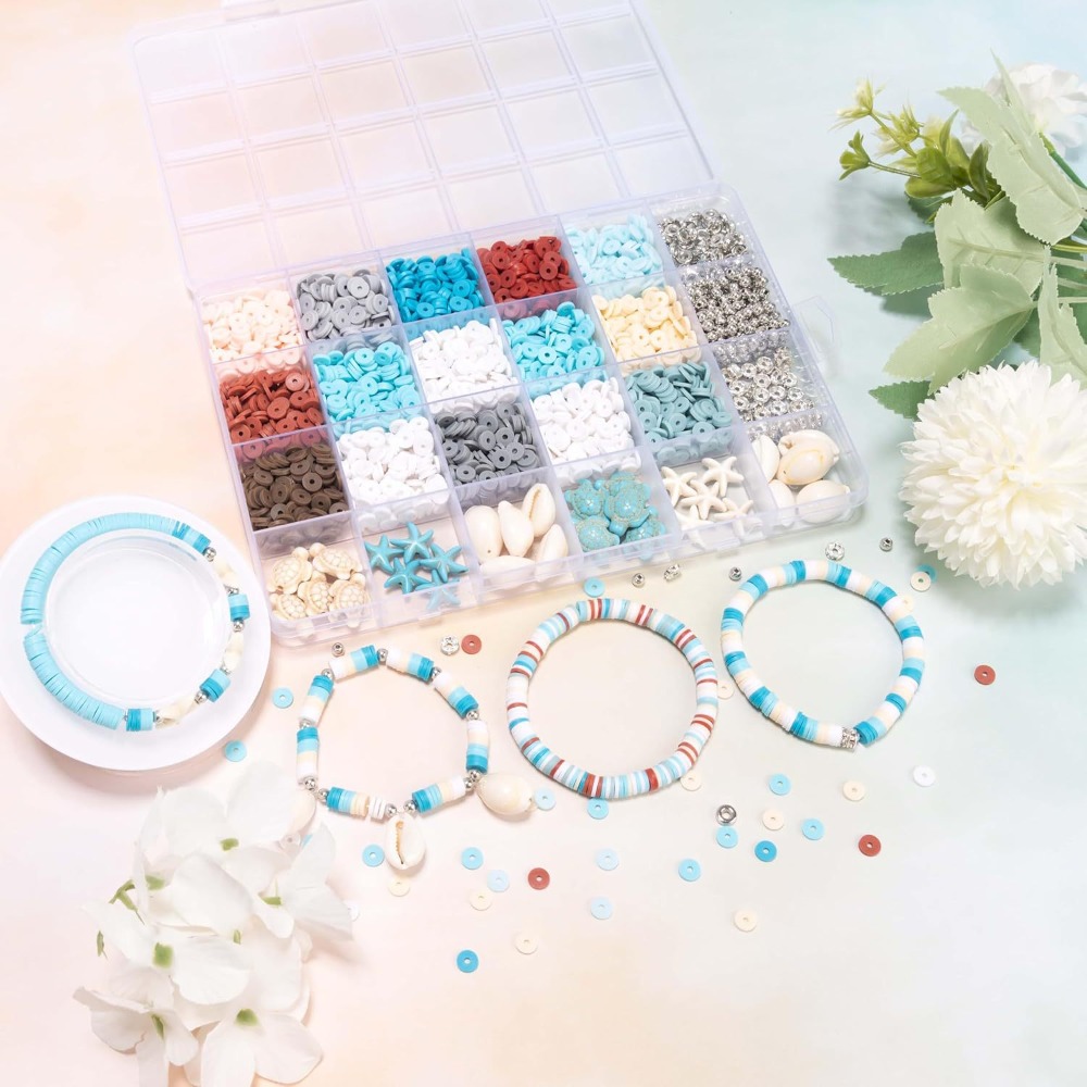 2600pcs/box 24-Grid Ocean Beac – Jewelry Making Party For Adults Bewertung und Preis