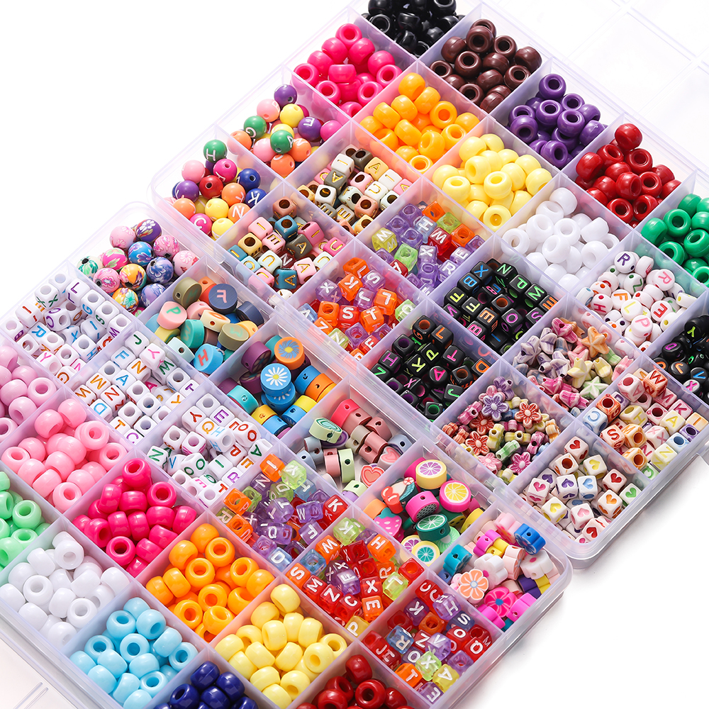 680pcs/Box Colorful Acrylic Po – Jewelry Making Online Bewertung und Preis