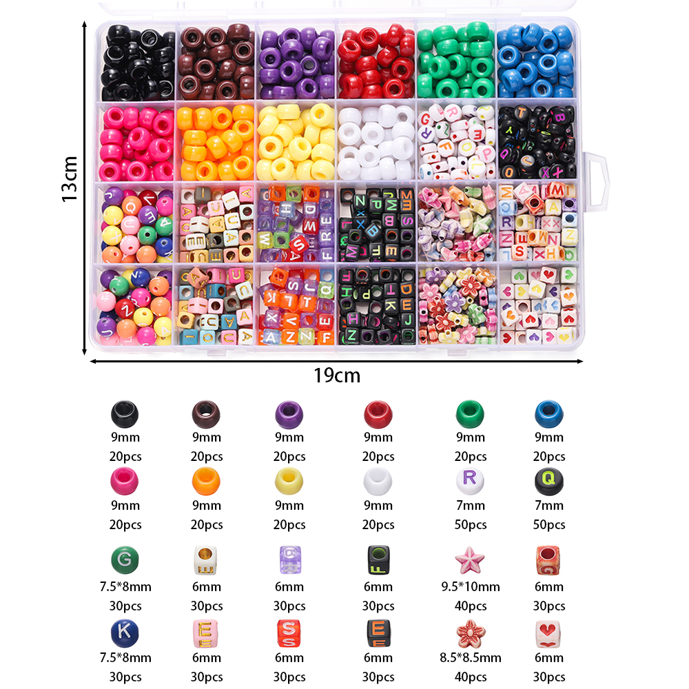 680pcs/Box Colorful Acrylic Po – Jewelry Making Online Bewertung und Preis