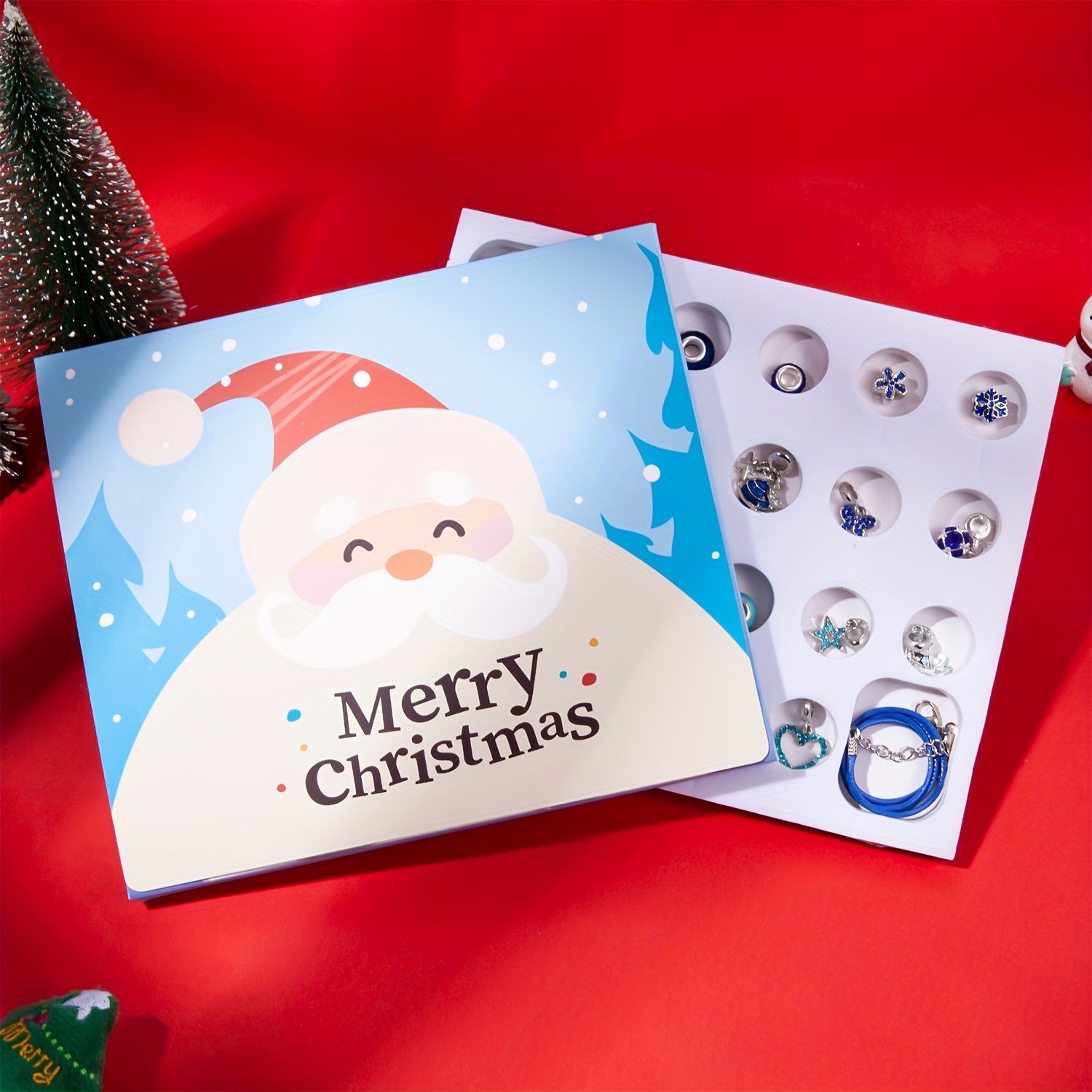 Blue Santa Claus Series Countd – Jewelry Making Advent Calendar Bewertung und Preis