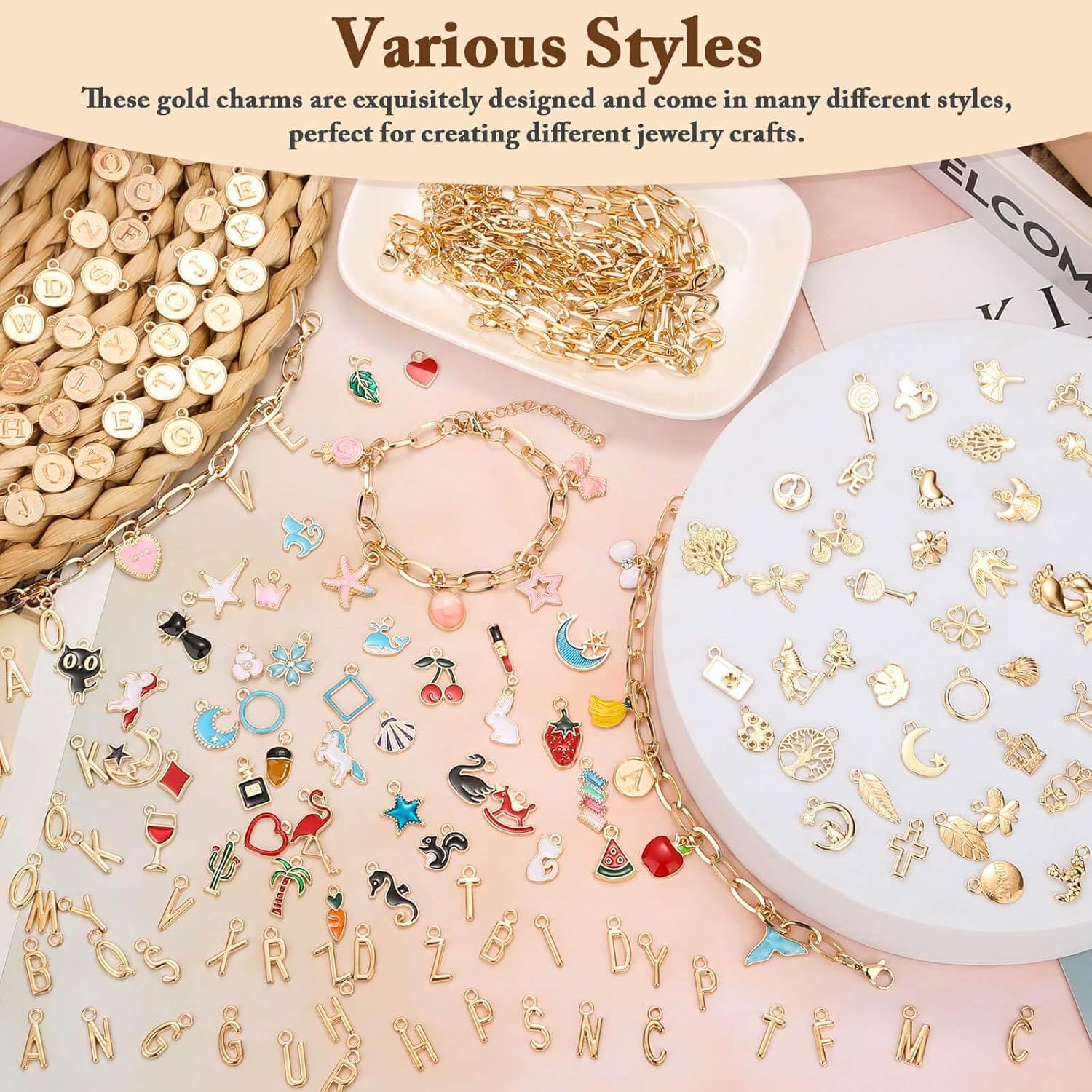 417Pcs Charm Bracelet Making K – Jewelry Making Party For Adults Bewertung und Preis
