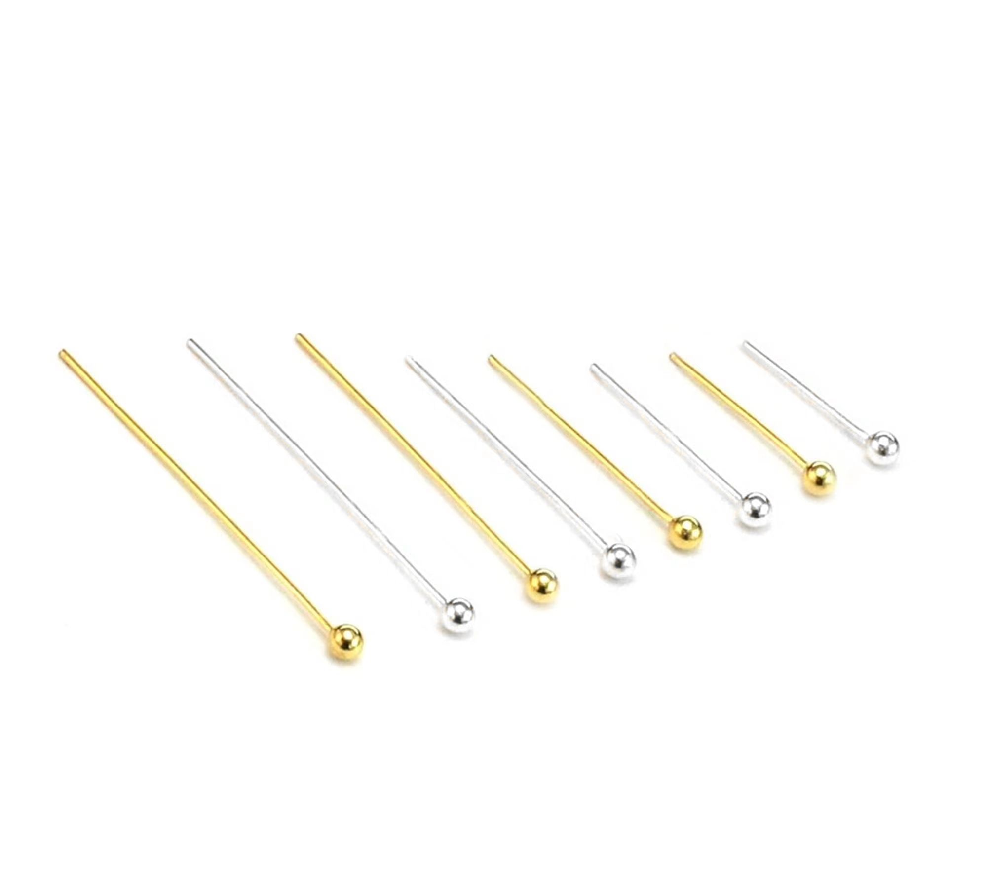 100pcs Ball Head Pin, Brass Ey – Eyepin Ball End Bewertung und Preis