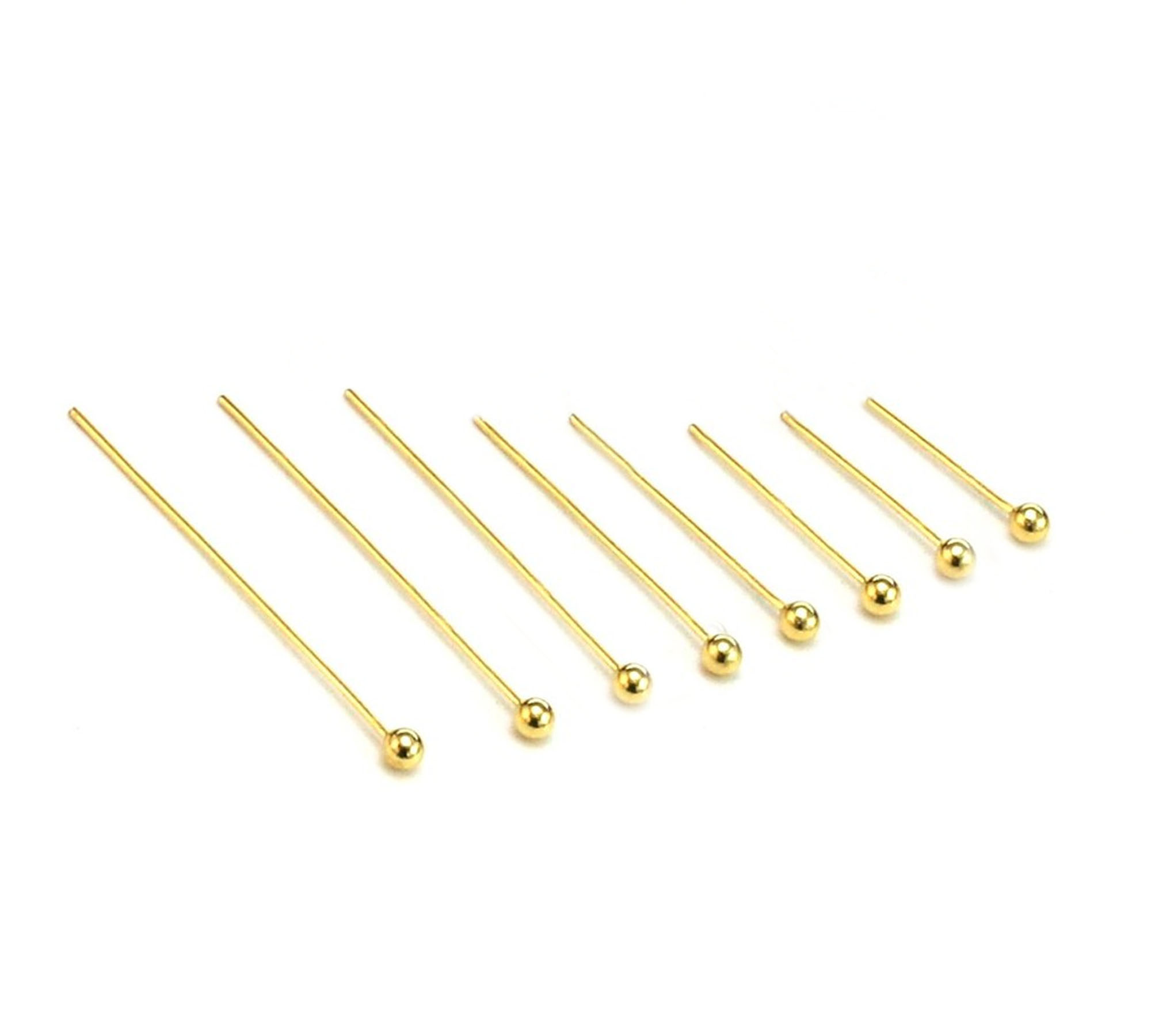 100pcs Ball Head Pin, Brass Ey – Eyepin Ball End Bewertung und Preis