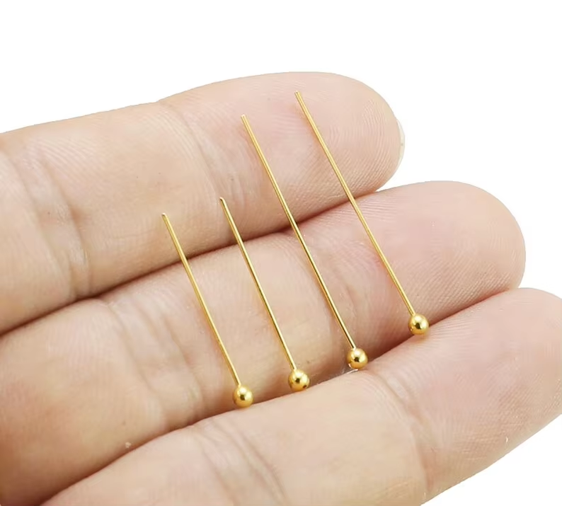 100pcs Ball Head Pin, Brass Ey – Eyepin Ball End Bewertung und Preis