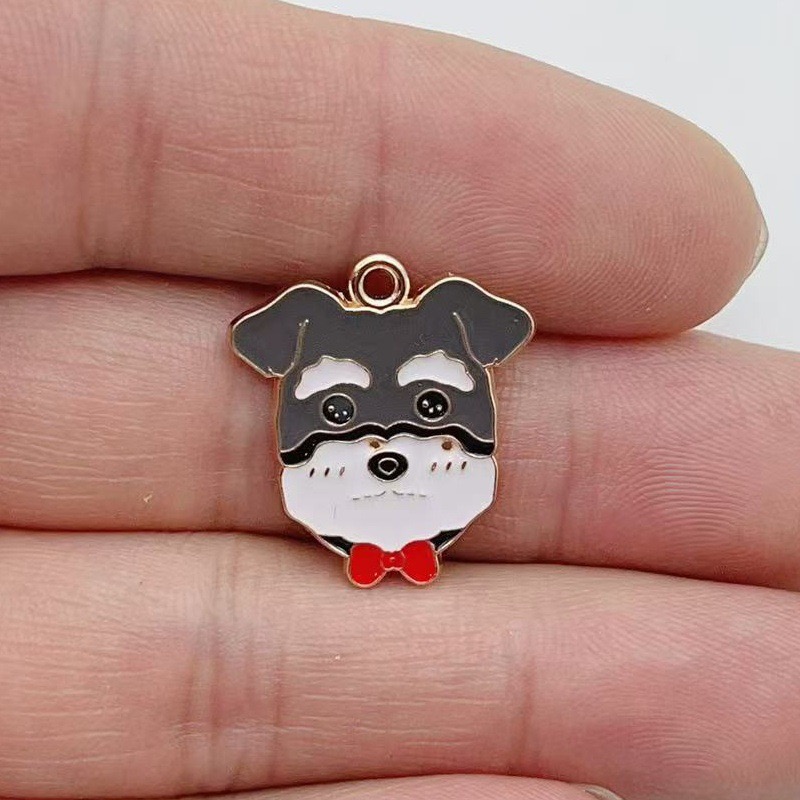 12pcs cartoon pet spotted dog  – Jewelry Making Earrings Bewertung und Preis