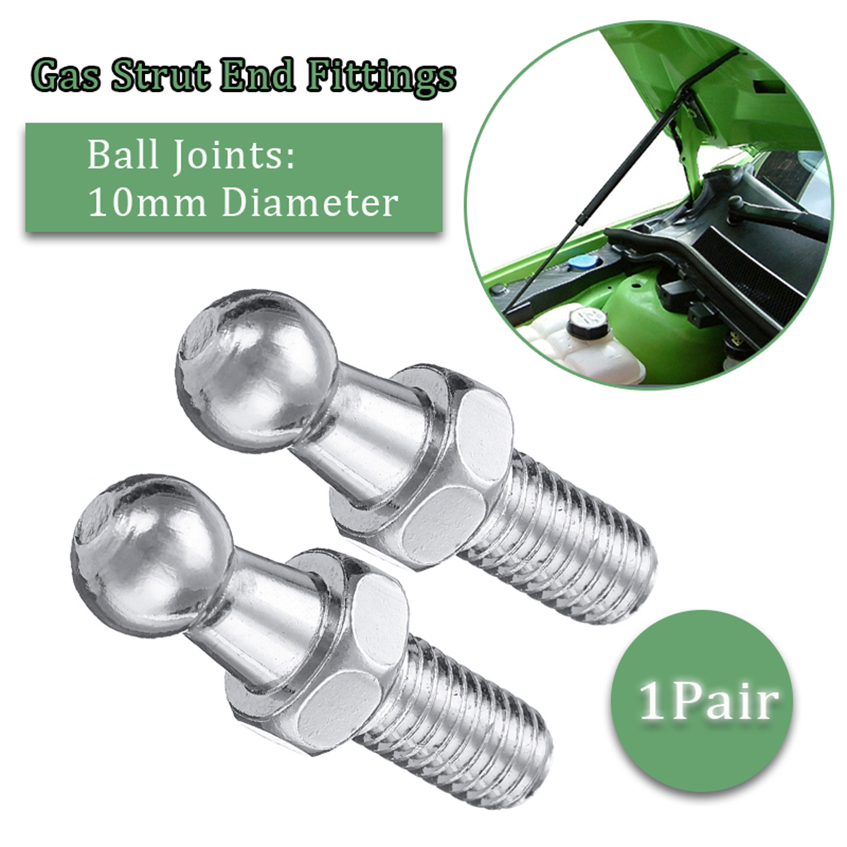 10mm M8 Boot Bonnet Gas Strut  – Eyepin Ball End Bewertung und Preis