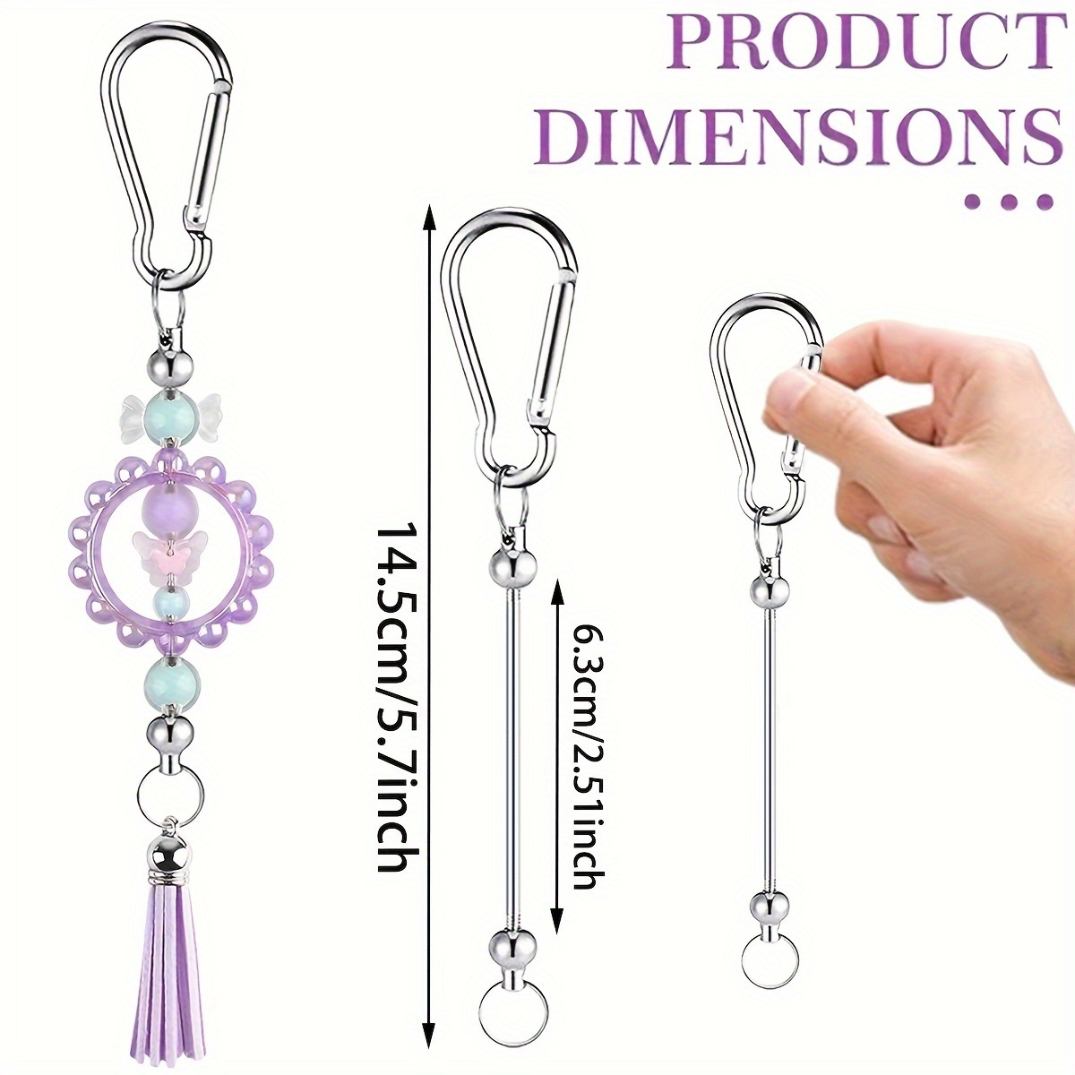 10pcs Multi-Purpose Key Rings  – Jewelry Making Using Beads Bewertung und Preis