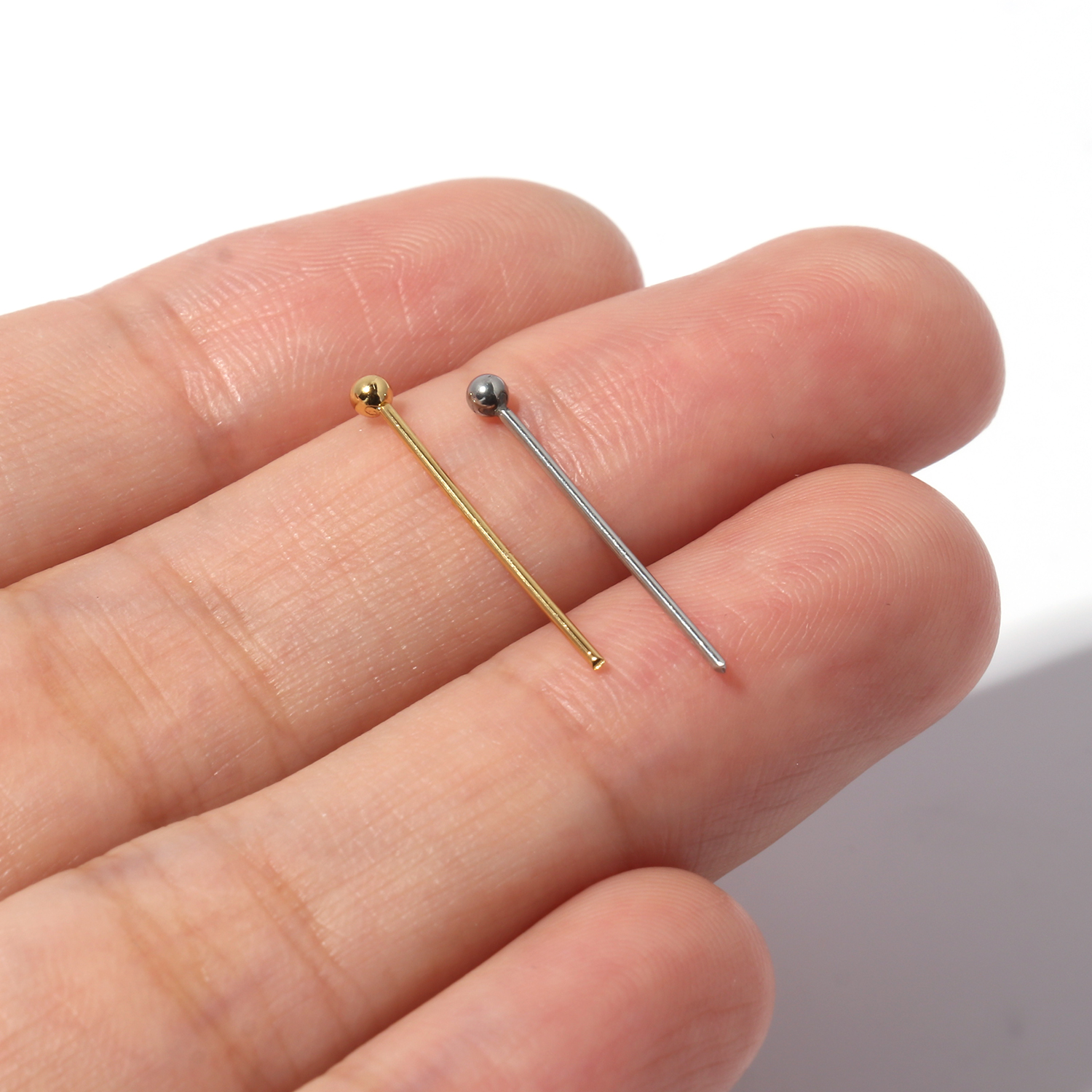 50pcs Stainless Steel Nine Eye – Eyepin Ball End Bewertung und Preis
