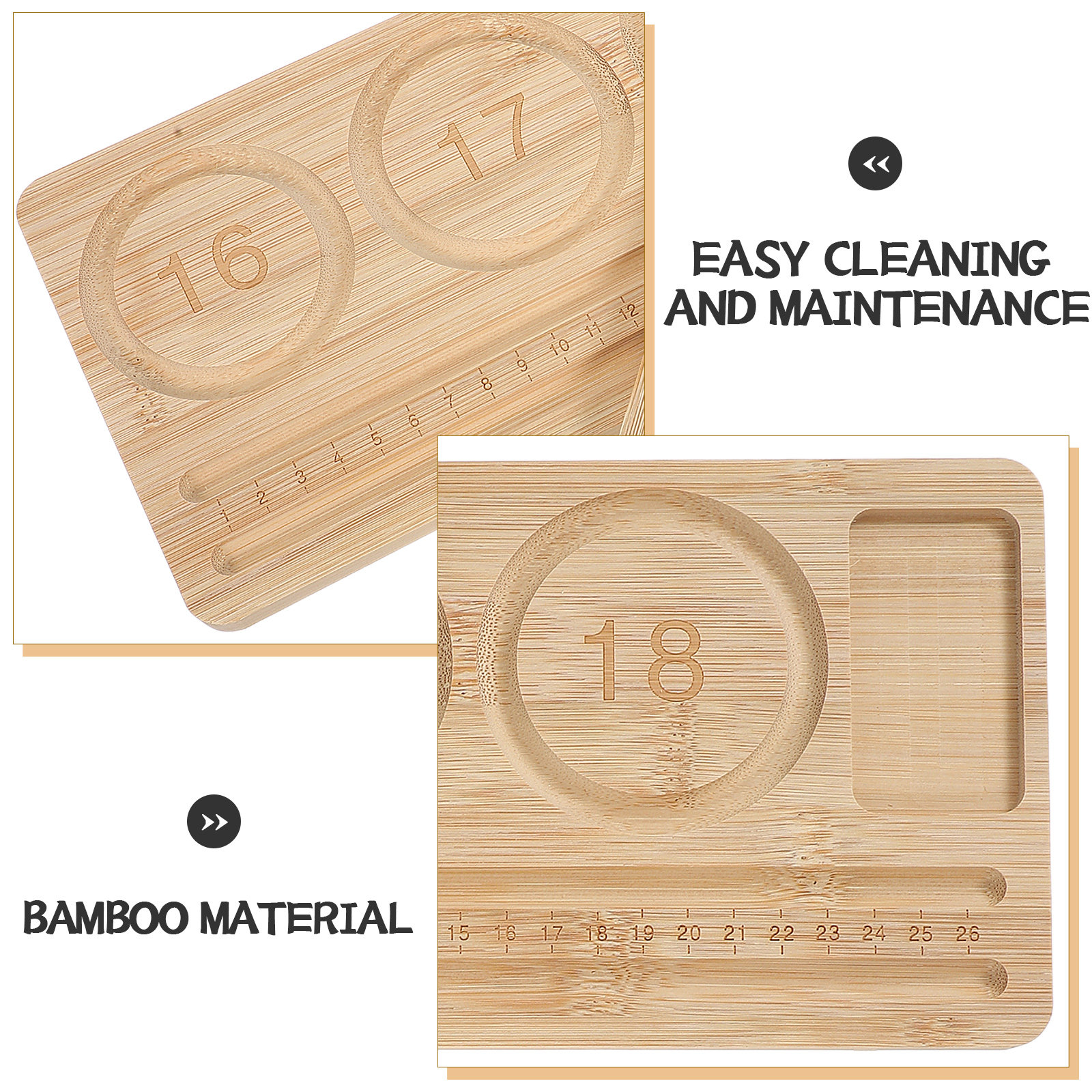2Pcs Bamboo Jewelry Making Tra – Jewelry Making Board Bewertung und Preis