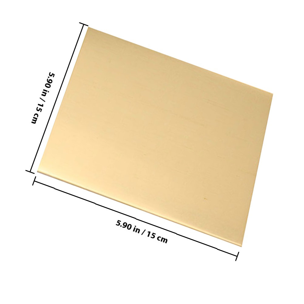 2Pcs Brass Sheets 0.5mm Thick  – Jewelry Making Board Bewertung und Preis