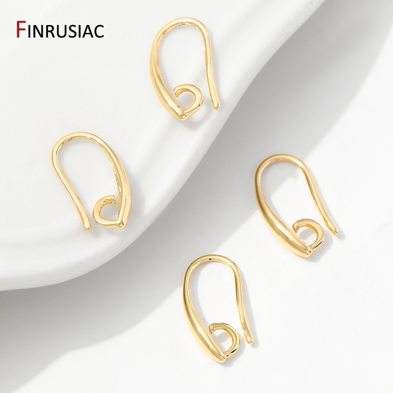 14K Gold Plated Brass Smooth E – Jewelry Making Earrings Bewertung und Preis